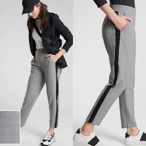 Athleta Plaid Brooklyn Ankle Pant - Size 10T